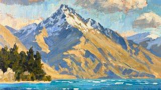 How to Paint a Mountain in Acrylics