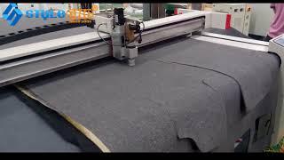 CNC oscillating knife cutter with auto feeding system