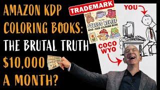 Amazon KDP Coloring Book: Coco Wyo Trademark Controversy & the Brutal Truth About $10,000 Earnings