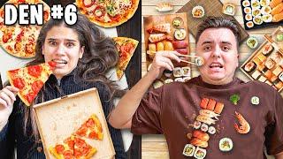 7 Dní jíme Pouze Sushi vs. Pizza!