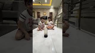 #Ahmed and #Muhammad try to put mentos in coke #shorts