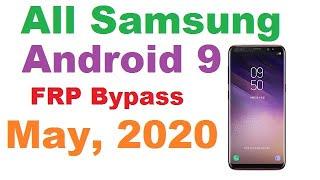 All Samsung FRP Bypass Google Account Remove Android 9  security patch May, 2020