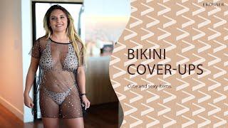 Bikini Cover-ups & Loungewear Try on Haul | Ekouaer ft. Alicia Waldner