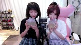 ASMR LUNA 小女巫露娜 ASMR Sleep/Two girls help sleep& Bubbly &  Water Sounds (No Talking)