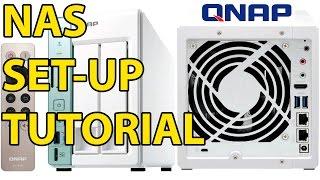 Basic NAS Setup Guide Tutorial Simple -  QNAP TS-251A