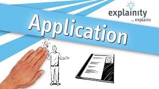 Application explained (explainity® explainer video)