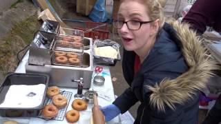 London Street Food: Delicious Fresh Hand Made Vegan Doughnuts by the "Peanut Butter Bakery".