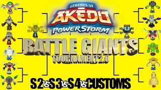 Akedo Warriors Battle Giants Tournament 2.0 Series 2, 3, 4, & All The Customs