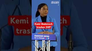 Kemi trashes SNP record as Scotland declines under their watch