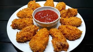 КУРИНЫЕ НАГГЕТСЫ КАК В KFC. Наггетсы в чипсах в духовке (Chicken Nuggets in the oven). Очень вкусно