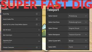 [RELEASE] Dig it INSANE OP SCRIPT (AUTO FAST DIG - TELEPORTS - MORE) | Beecon Hub