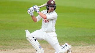 Burns century puts Surrey in driving seat, Hampshire v Surrey, Day 1