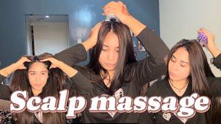 How i massage my scalp? | scalp massage | Aymen zahra