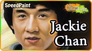 Jackie Chan ( Джеки Чан ) | Photoshop speedpainting | Digital Portrait