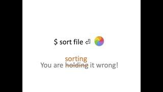 You are sorting it wrong - speed up sort by 50x