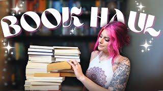 my last massive book haul (hopefully) || 50+ books of horror, weird girl lit, fantasy & more 