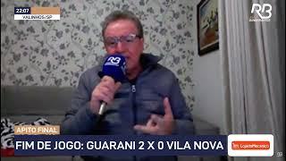 Comentário Final Tigrão Guarani 2 X 0 Vila Nova - 12/08/2024