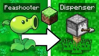 I Turned Plants Vs Zombies into Minecraft...