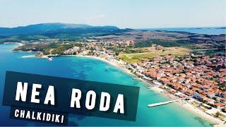 Nea Roda of Athos peninsula by drone, Chalkidiki | GREECE 