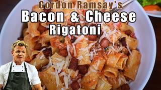 Rigatoni Pasta with Crispy Bacon and Cheese from Gordon Ramsay Recipe!