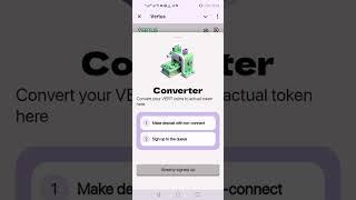 How to Vertus Token withdraw app and Convert activation