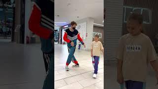 TEACHING SHUFFLE ⭐️ LITTLE GIRL DANCING  LITTLE BOY ?? 