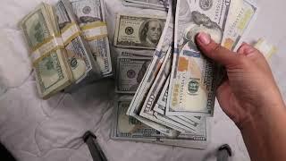 ASMR Money Manifest 2023 | POV : ur a millionare that made $40,000 in one day *money counting*