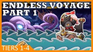 Langrisser M - Endless Voyage Golden Sea Part 1 - Tiers 1-4 - Forming the Party of 5