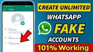 Fake number se WhatsApp kaise banaye / Fake Whatsapp kaise banaye 2023 / Fake account WhatsApp 2023