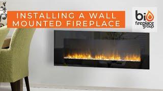 How To Install ANY Wall-Mounted Electric Fireplace | Bio Fireplace Group