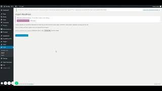 Import wordpress dummy content