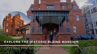 A Rare Guided Tour of Washington, DC's Historic James G. Blaine Mansion