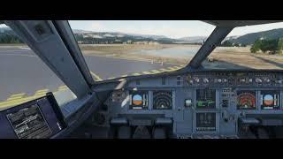 MSFS 2024 fenix a319 taking off from KEGE using SAYINTENTIONS AI and REX ATMOS