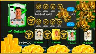 Ich habe ganz schnell ca. 20 Mio. Coins in EA FC Mobile verdient! So geht's! + wichtige Markttipps