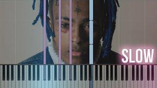 XXXTENTACION - Changes | How To Play SLOW Piano Tutorial + Sheets