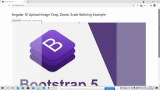 Angular 12 Image Upload, Preview Crop, Scale, Zoom Working Example