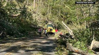 Blue Ridge Parkway in North Carolina and Virginia remains closed after Helene