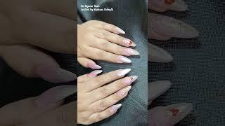 Nail Extension done by De Rigueur Nails Crafted by Kankana Debnath #nails #nailart #nailsalon