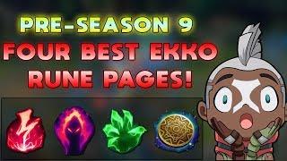 Maxske's Ekko | FOUR BEST EKKO RUNES FOR PRE-SEASON 9 ! 8.23