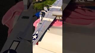 P-51B Mustang Dallas darling rc warbird gear out take off #aviation #shorts