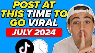 The BEST Time To Post on TikTok To Go VIRAL FAST in 2024 (just changed)