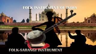 Folk Sarangi instrument. Learn Indian folk instrument online.