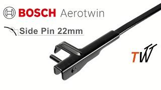 Bosch Aerotwin - Side Pin 22mm wiper blade installation