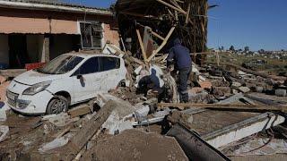 South African president visits flood sites with death toll at 78