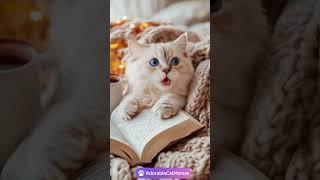  Cutest Fluffy Kitten On the Couch! You Won’t Believe It  #cat #kitten #cute  #catlovers