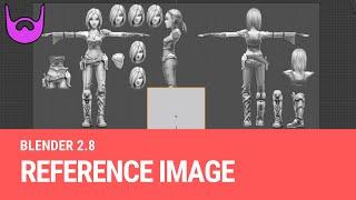 Using Reference Images in Blender 2.8