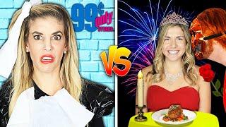Rich Date Vs Broke Date Challenge with New Imposter Crush! Matt and Rebecca