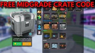 FREE MIDGRADE CRATE CODE | ROBLOX Tower Defense Simulator