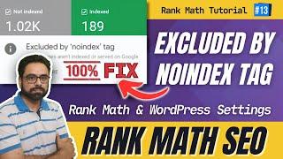 Rank Math Noindex | Excluded by ‘noindex’ Tag | Rank Math Tutorial #13 | Robin Mehta