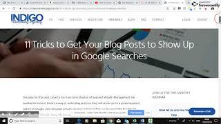 How to boost your google ranking and move your blog ranking higher up a google search